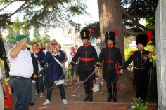 Reprsentation du 12e de Ligne au monument de Vis