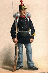 Infanterie de ligne tenue de 1914