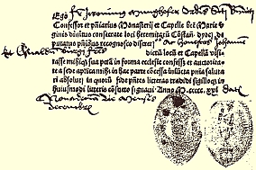 Une indulgence de 1521 vendue  Constance