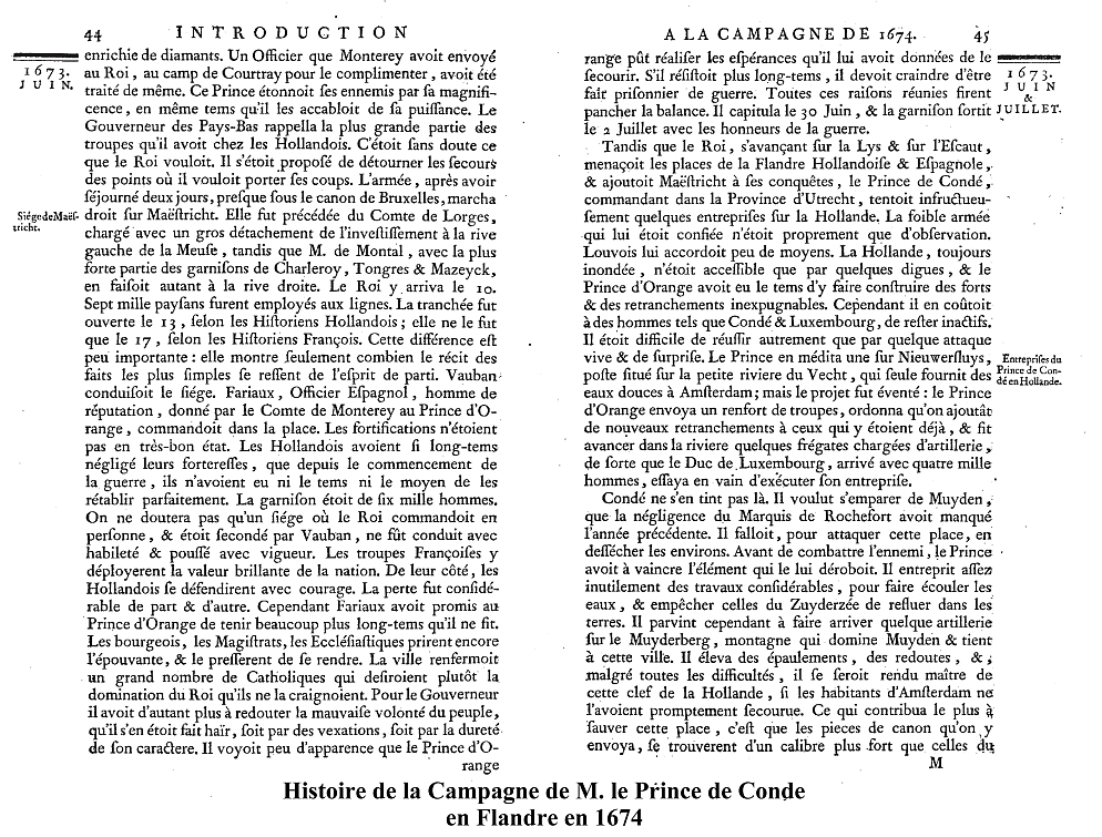 La prise de Maestricht par Cond