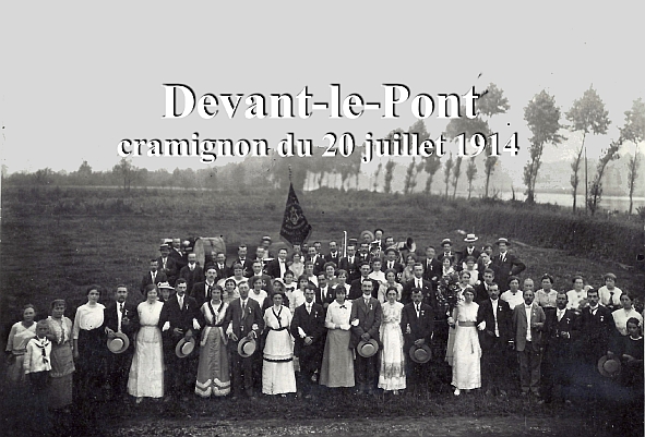 Le cramignon de Devant-le-Pont en juillet 1914