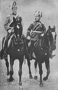 Le Roi Albert et le Gnral von Emmich avant 1914