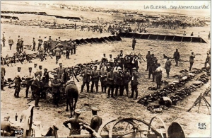 camp de soldats allemands prs de Vis en 1914