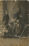 carte postale familiale envoye  un prisonnier vistois