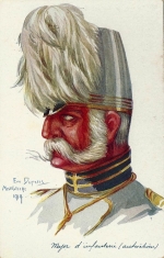 major d'infanterie arme autrichienne