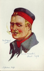 Artillerie de forteresse, soldat du fort de Boncelles