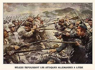 attaque de Lige en 1914