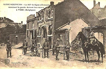 le 147e de lgne allemand  Vis en 1914