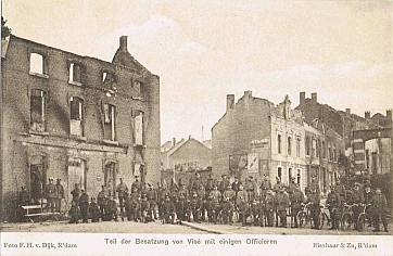 Soldats et officiers allemands  Vis en 1914