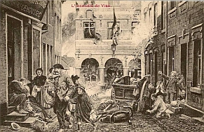 Vis 1914, incendie de l'htel de ville