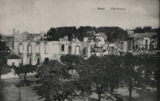 Vis 1914, panorama des ruines