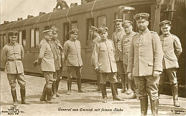von Emmich et son train de campagne