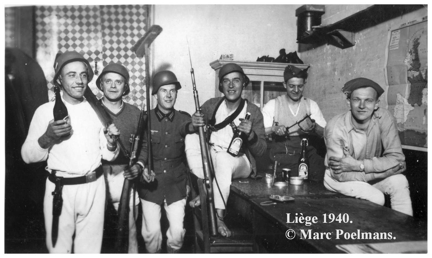 Occupation allemande  Lige en 1940