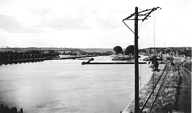 Vis,Le pont des Allemands dtruit,archives Marc Poelmans