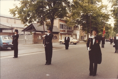 Alain, Marc et Christian Poelmans en 1981