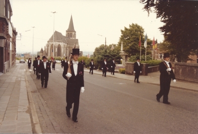 Alain, Marc et Christian Poelmans en 1981