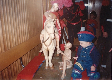 1988- fte de St Hadelin St Martin et Florent Poelmans, futur mousquetaire
