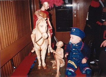 1988- fte de St Hadelin St Martin et Florent Poelmans, futur mousquetaire