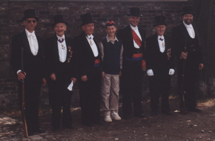 Pierrot,Alfred, Emile, Nicolas,Didier et Nico Kinet, Paul Van Hesbroeck