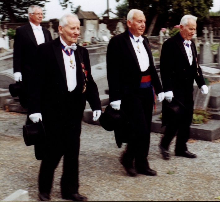 Les trois frres Alfred, Emile et Nicolas Kinet