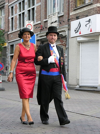 Didier Kinet, Gnral-prsident, et son pouse Marie-Claire
