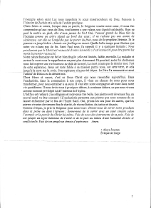 discours de Monseigneur Jousten  Vis