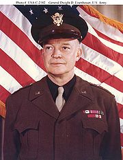 Dwight David Eisenhower, chef suprme des armes en 1944