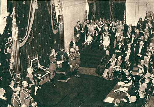 Leopold III de Belgique prtre le serment constitutionnel