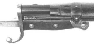 fusil Comblain dtail de la fixation de la baionnette