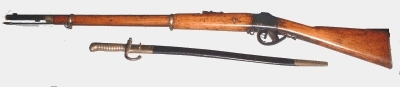 Fusil comblain et sa baionnette yatagan