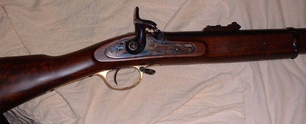 fusil  perscussion actuellement employ chez les Francs Arquebusiers