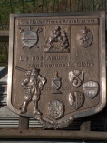 la plaque du 425e restaure