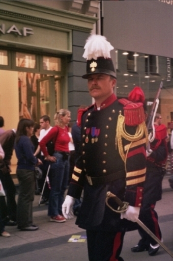 Le sergent-chef Gomboso, commandant de l'Escorte de st Martin