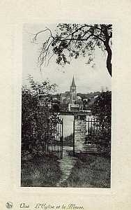 Collgiale St Martin de Vis,vue de la rive gauche