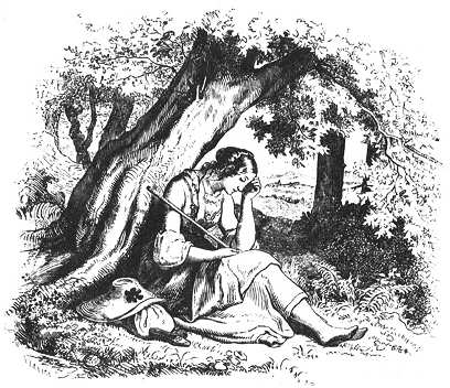 Image: La gardeuse d'oies prs de la fontaine (Grimm)