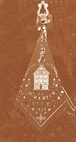 Drapeau de l'Harmonie St Martin en 1853