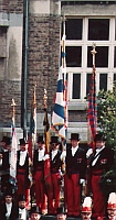 les officiers porte-drapeau en 1985