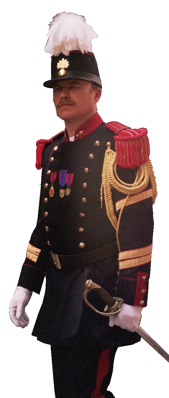 Le sergent-chef Luc gomboso, commandant de l'Escorte de St Martin