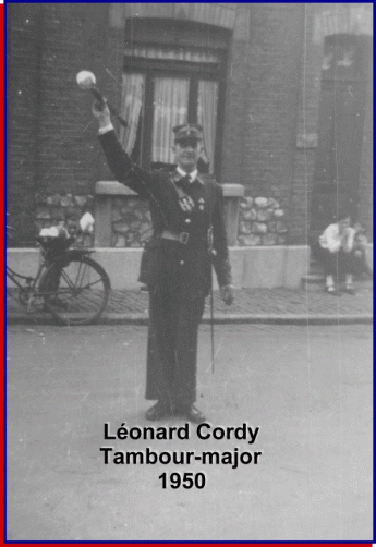 Lonard Cordy Tambour-major 1950