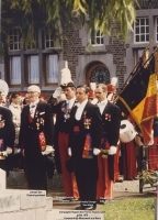 Crmonie au Monument aux Mort en 1979 Joseph Das, Fernand Himblet, Hubert George, Claude Claes
