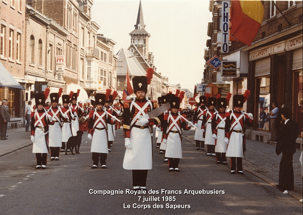 Les Sapeurs en 1985, sergent-sapeur Georges Delfosse