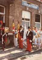 les Francs Arquebusiers aux crmonies d'hommage  St Hadelin en 1988
