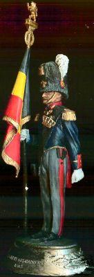 porte drapeau des Grenadiers, collection M. Poelmans