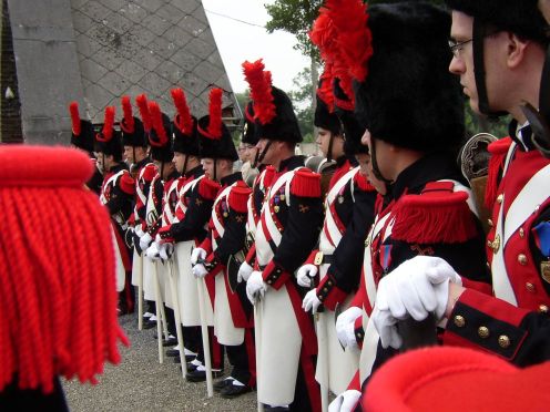 Les Sapeurs crmonie d'hommage aux dfunts Lorette 6-7-2003