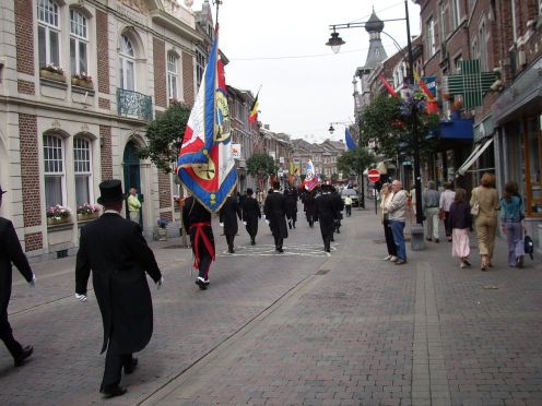 Les officiers des Francs Arquebusiers 6 juillet 2003