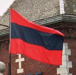 le drapeau des arquebusiers de Vis modle dpos