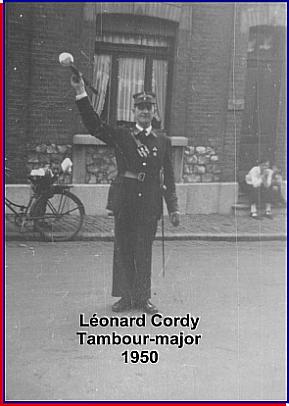 Lonard Cordy tambour major des Francs Arquebusiers