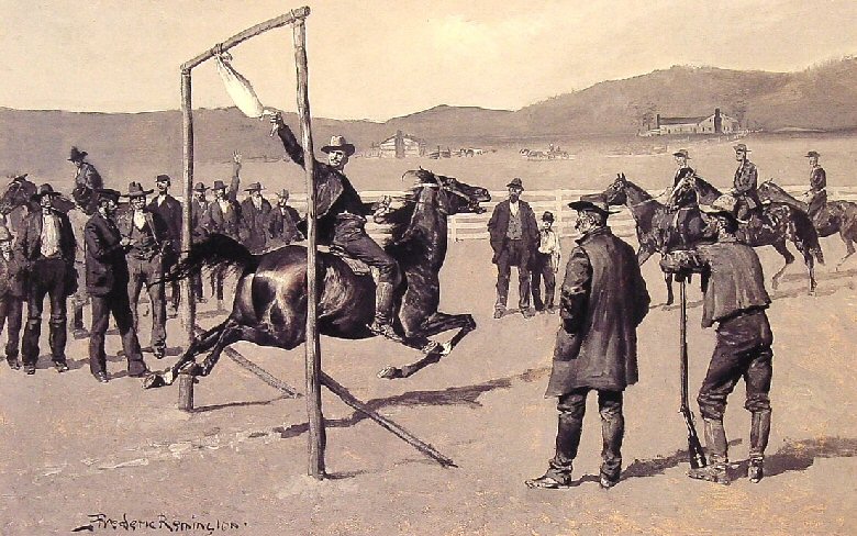 goose pulling, USA