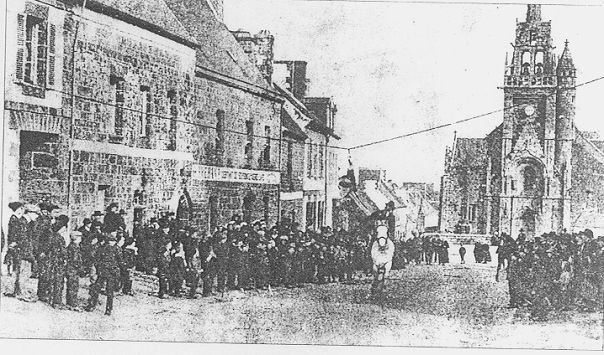 Dcapitation de l'oie  Guerlesquin, Bretagne, France