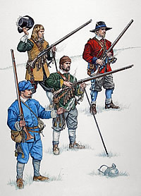 mousquetaire guerre civile anglaise 17e s  par Stephen Walsh